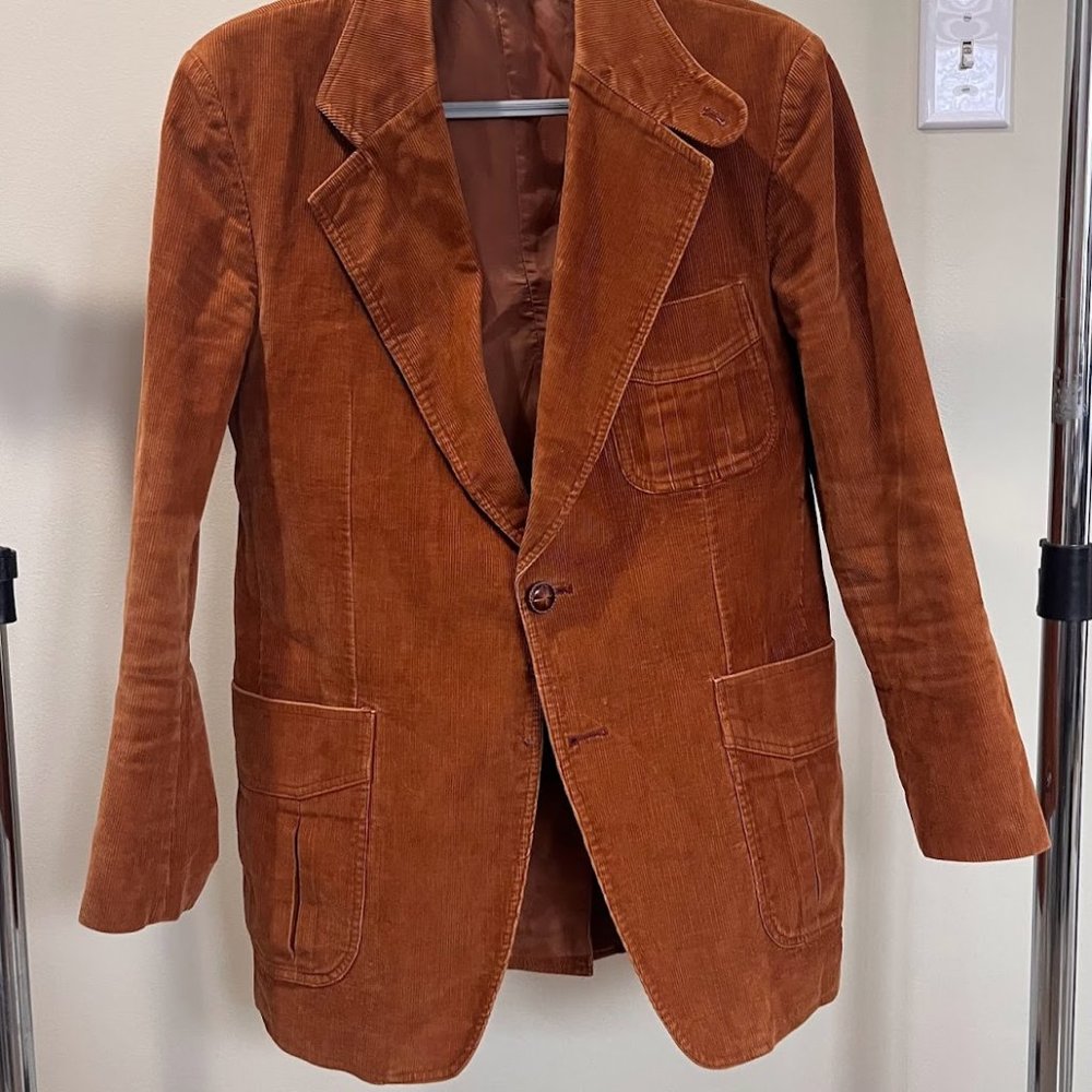 Vintage Brown corduroy sports coat